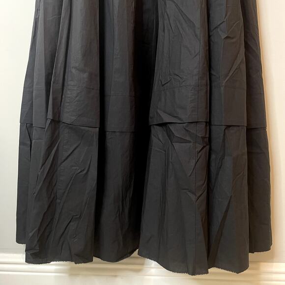 J.Crew Collection Strapless Notched Maxi Dress LBD Party Wedding CI878 Black 12 - Picture 13 of 16